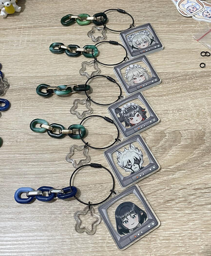 ZZZ Acrylic Block Charms